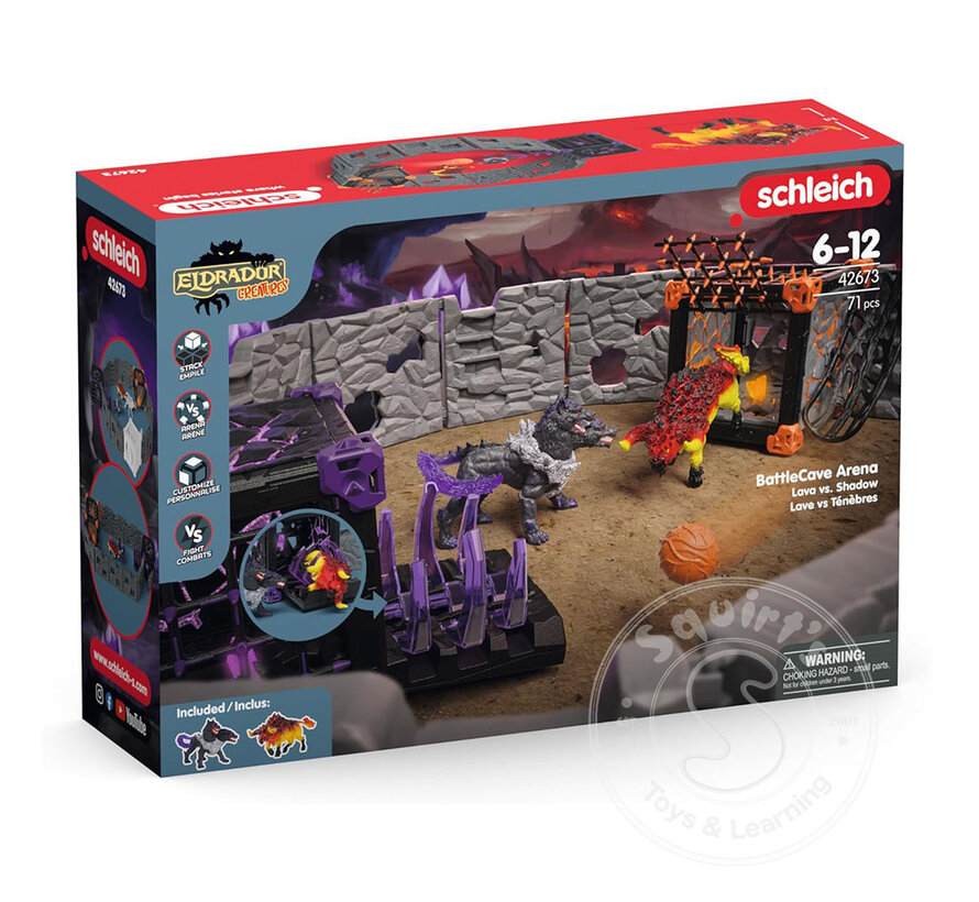Schleich Eldrador Battle Caves Arena Lava vs Shadow