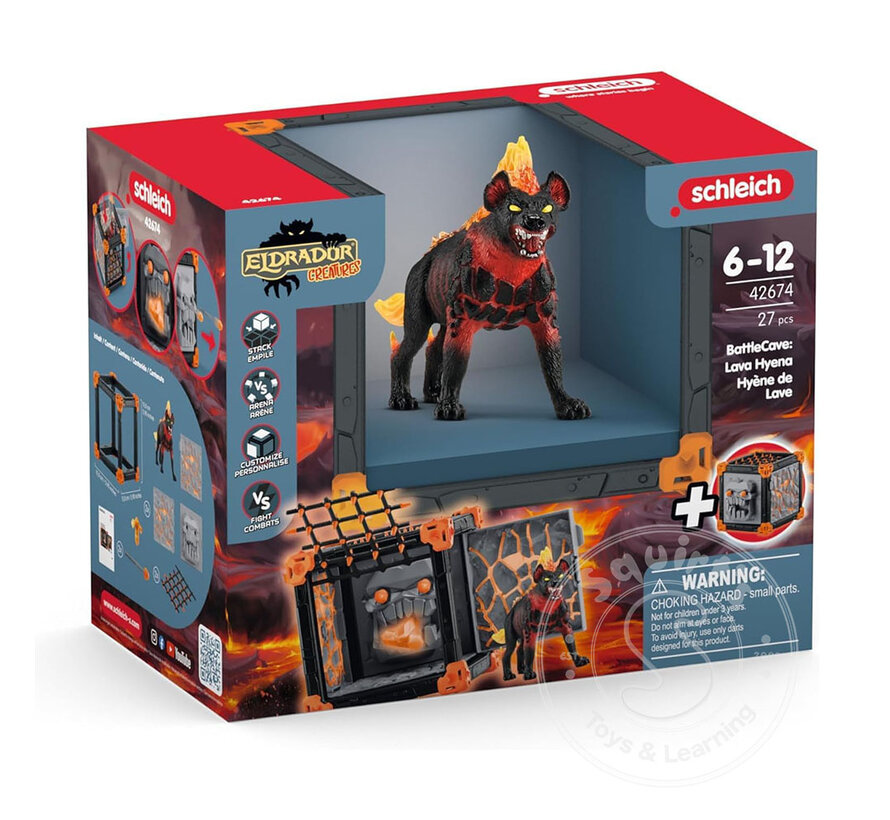 Schleich Eldrador Cave of the Lava Hyena