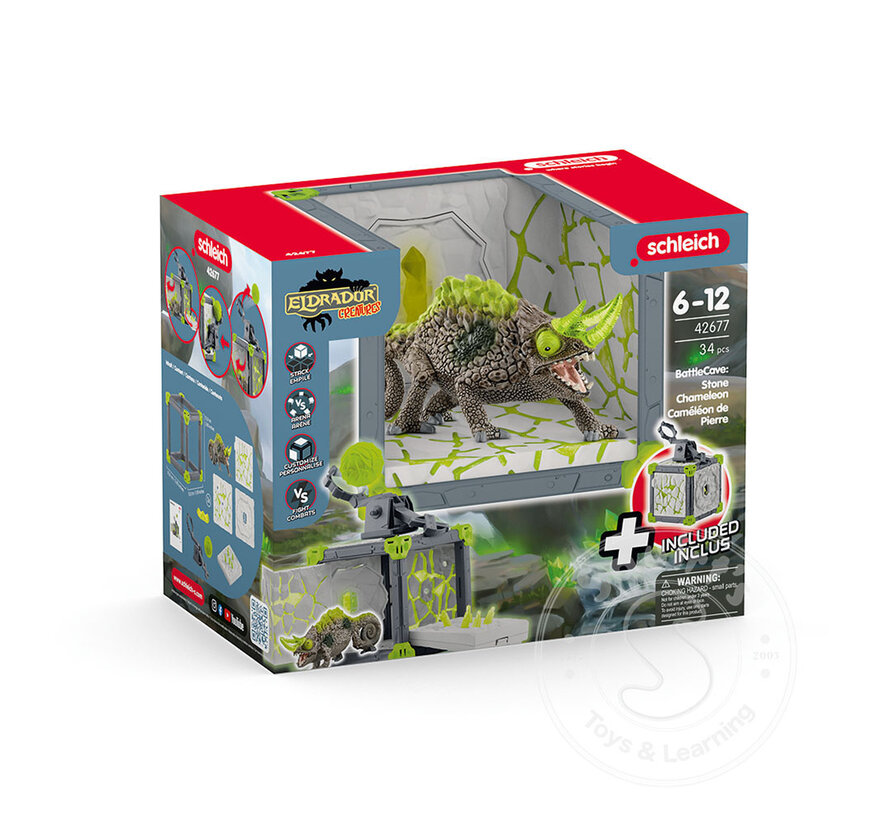 Schleich Eldrador Cave of the Stone Chameleon