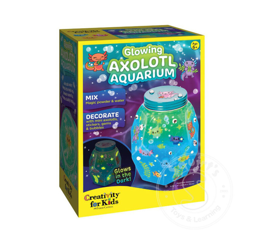 Creativity for Kids Glowing Axolotl Aquarium