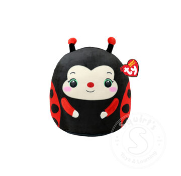 TY TY Squish-A-Boos Lucy Lady bug 10”