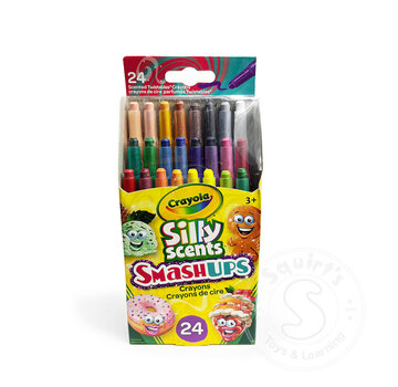 Crayola Crayola Silly Scents Smash-Ups Mini Twistables Crayons, 24 Ct