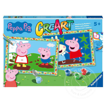 Ravensburger CreArt Junior: Paint by Numbers - Peppa Pig