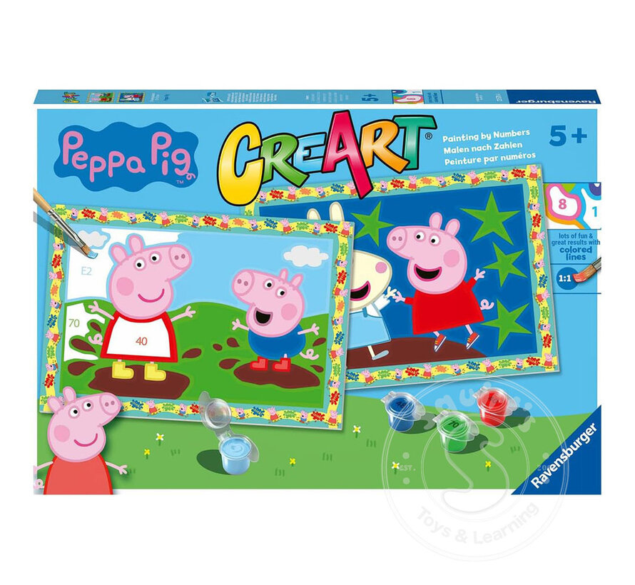 CreArt Junior: Paint by Numbers - Peppa Pig