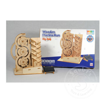Wooden Marble Run - Zig Zag