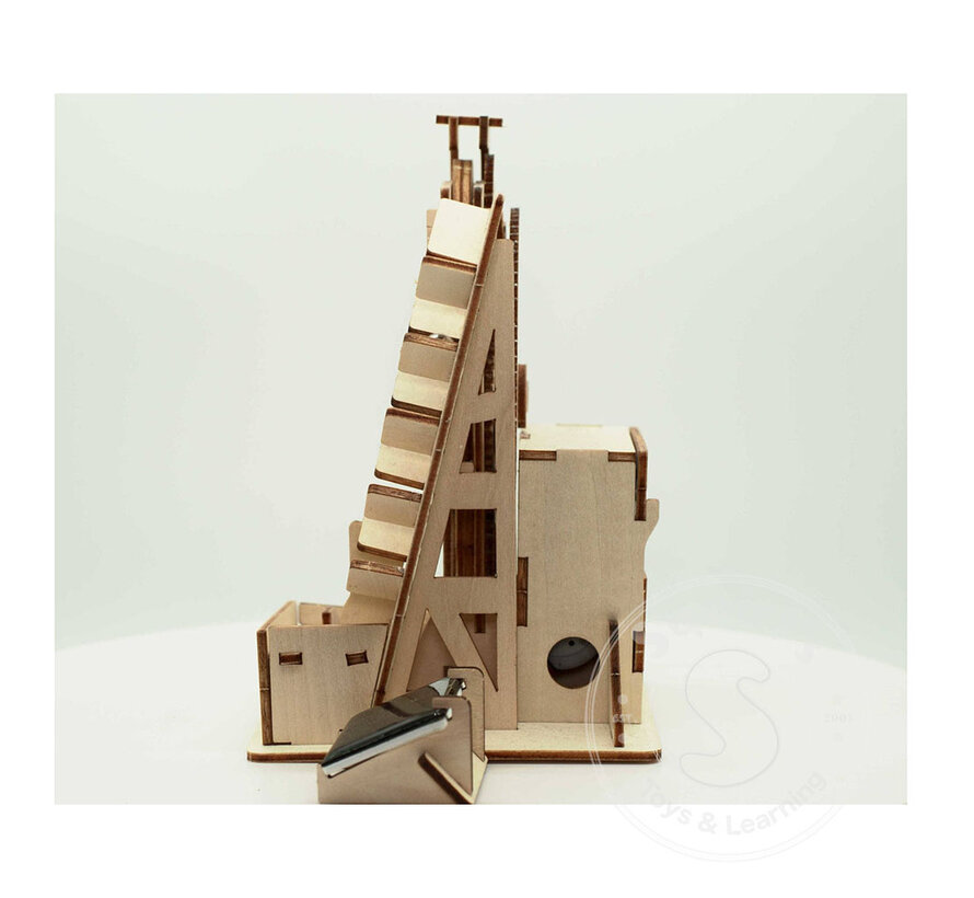 Wooden Marble Run - Zig Zag