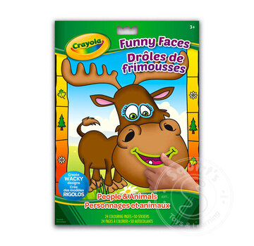 Crayola Crayola Funny Faces Colouring & Sticker Book