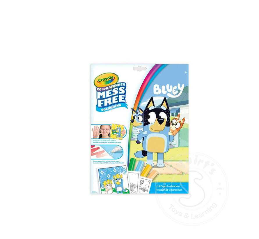 Crayola Color Wonder Pages and Markers, Bluey