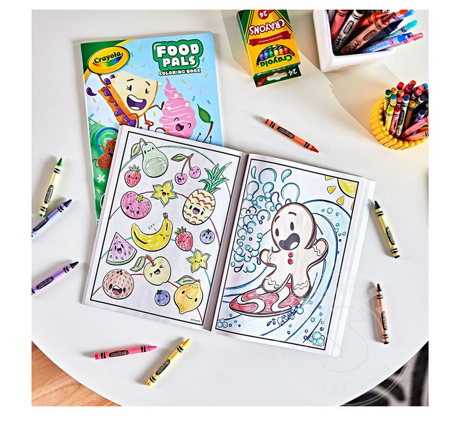 Crayola - Food Pals Colouring Book (96 pages)