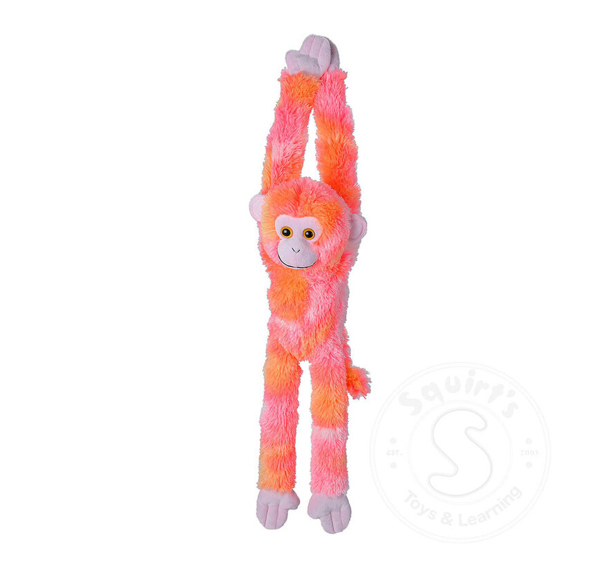 Wild Republic Hanging Monkey Vibe - Pink
