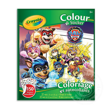 Crayola Crayola Colour and Sticker - Paw Patrol
