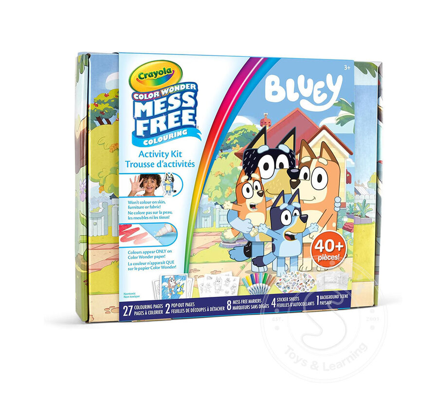 Crayola Color Wonder Mess-Free Bluey Activity Kit