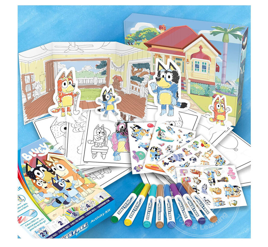 Crayola Color Wonder Mess-Free Bluey Activity Kit