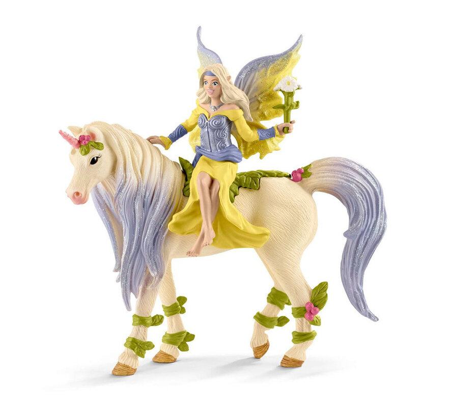 Schleich Fairy Sera With Blossom Unicorn