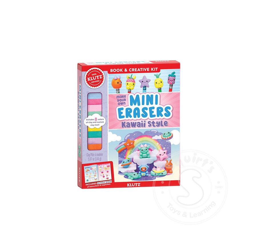 Klutz Make Your Own Mini Erasers Kawaii Style