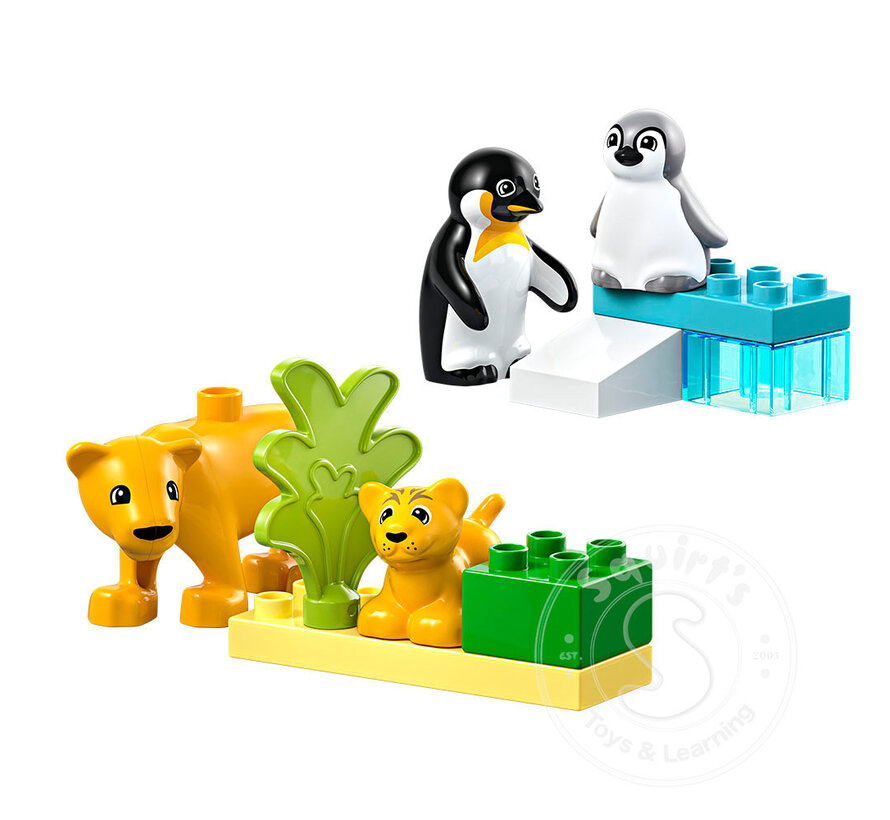 LEGO® DUPLO® Wild Animal Families: Penguins & Lions