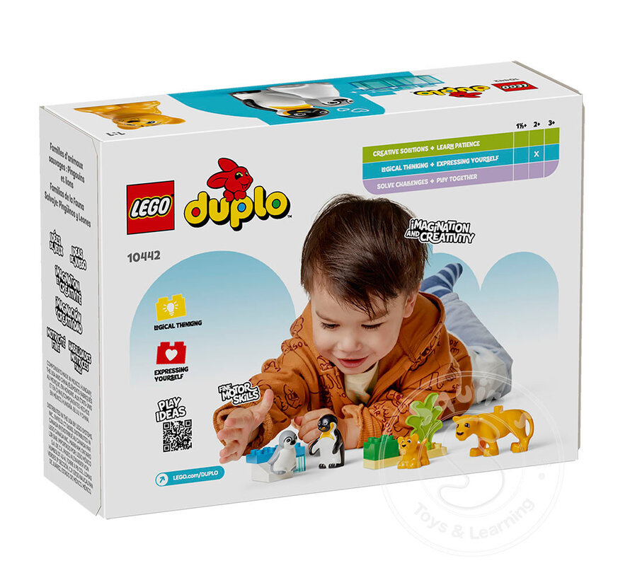 LEGO® DUPLO® Wild Animal Families: Penguins & Lions