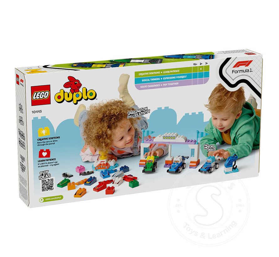 LEGO® DUPLO® F1® Team Race Cars & Drivers