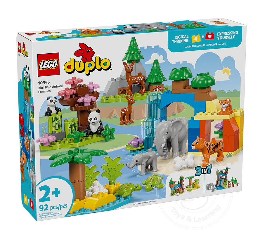 LEGO® DUPLO® 3in1 Wild Animal Families