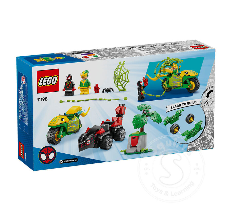 LEGO® 4+ Marvel Spin and Electro Dinosaur Vehicle Chase