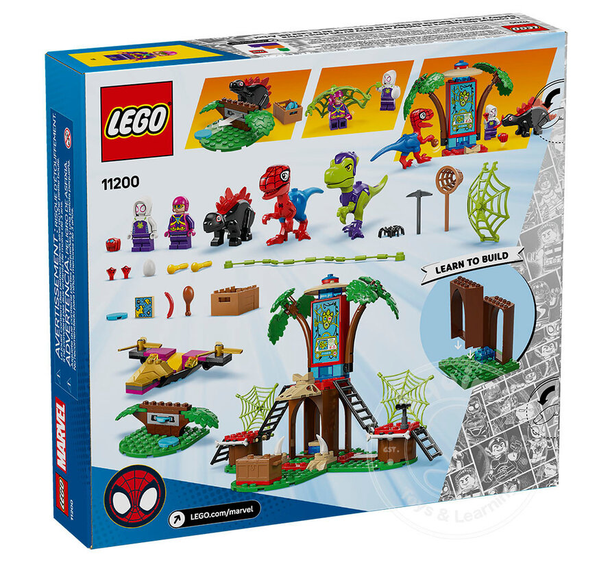 LEGO® 4+ Marvel Spidey and Gobby's Raptor Battle at Tree House HQ