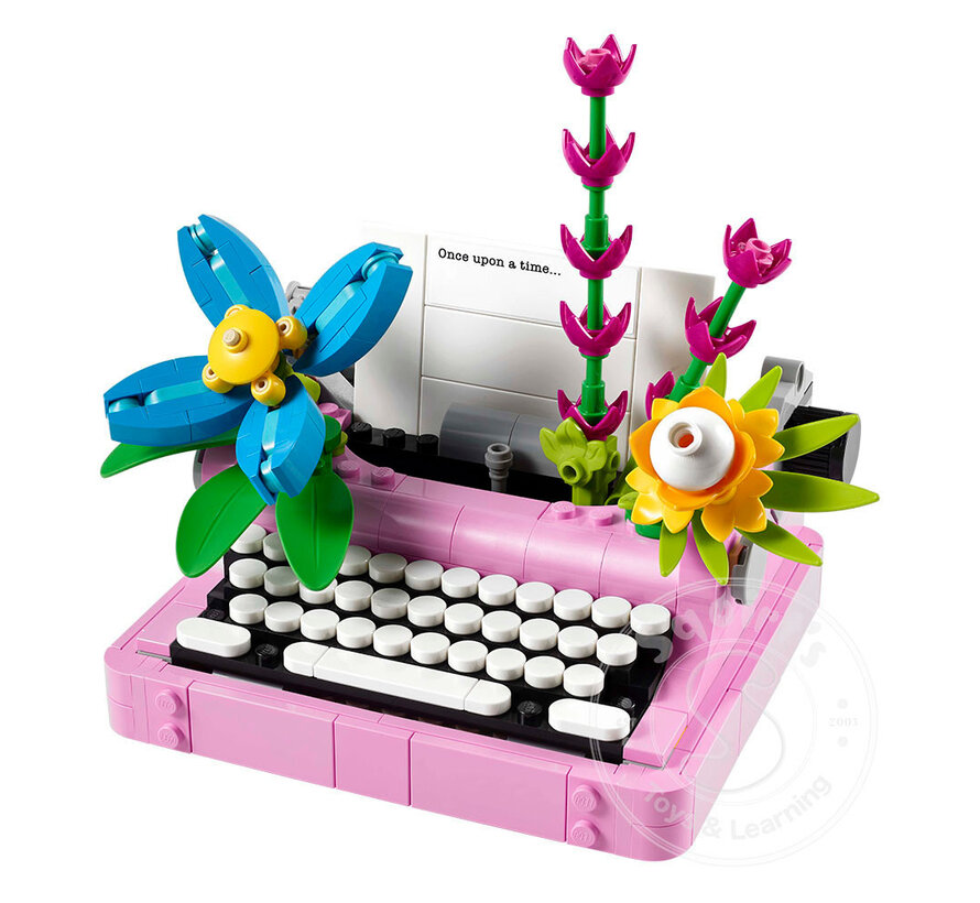 LEGO® Creator Typewriter with Flowers