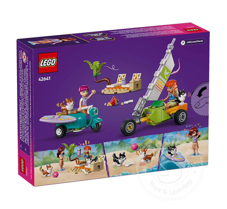 LEGO®  Friends Surfing Dogs and Scooter Adventure