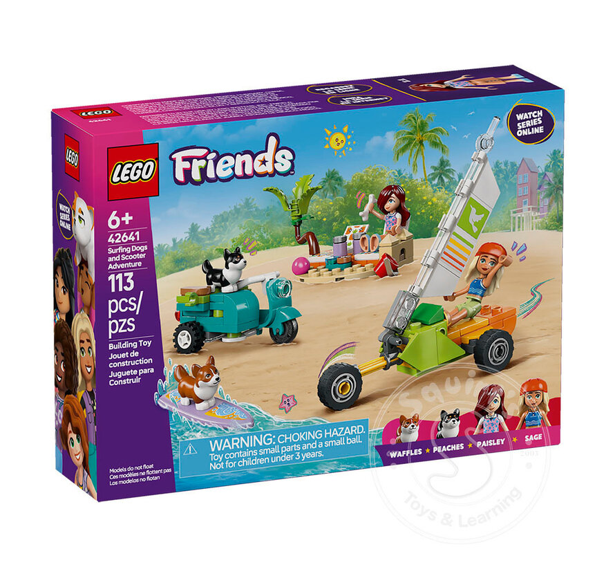 LEGO®  Friends Surfing Dogs and Scooter Adventure