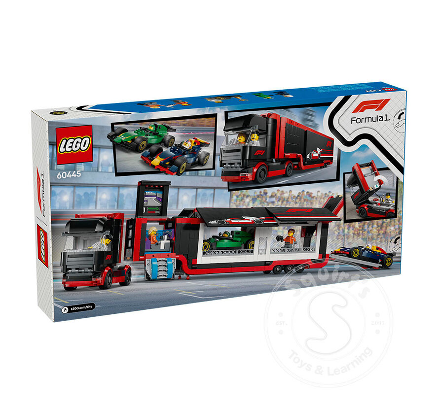 LEGO® City F1® Truck with RB20 & AMR24 F1® Cars