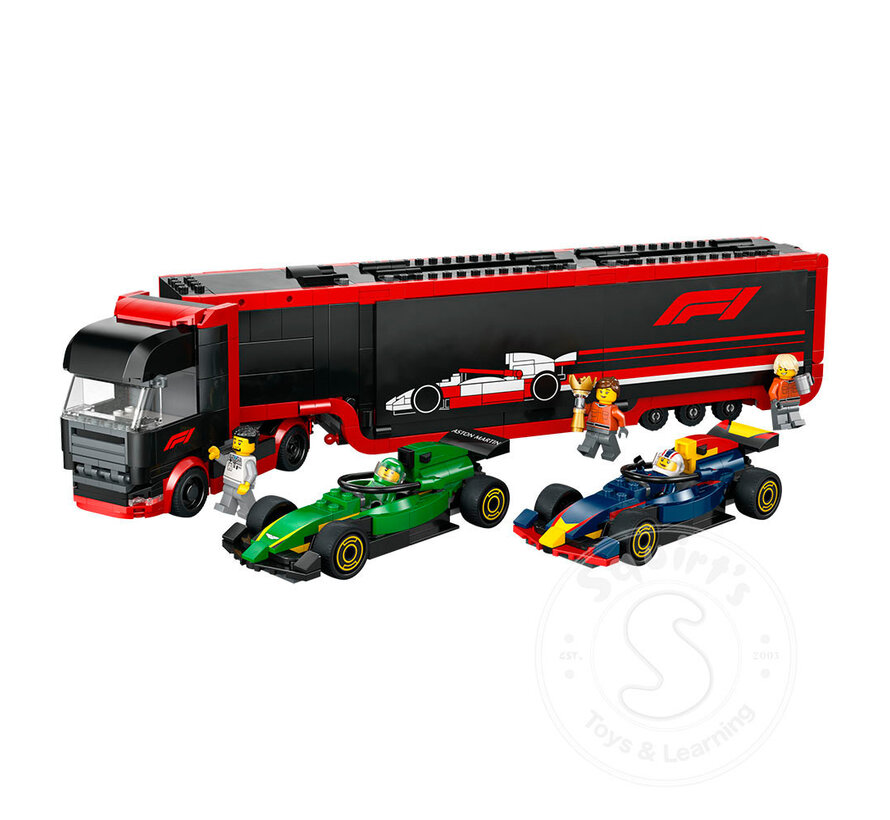LEGO® City F1® Truck with RB20 & AMR24 F1® Cars