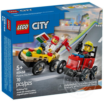 LEGO® LEGO® City Pizza vs. Fire Truck Race Car Pack