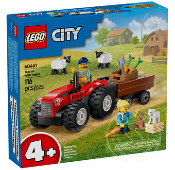 LEGO® LEGO® 4+ City Red Farm Tractor with Trailer & Sheep
