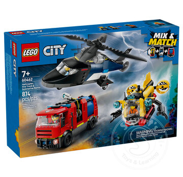 LEGO® LEGO® City Helicopter, Fire Truck & Submarine Remix