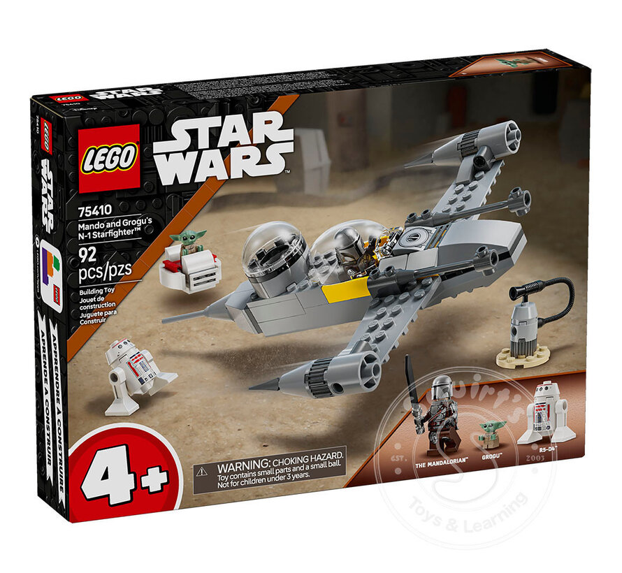 LEGO® 4+ Star Wars Mando and Grogu's N-1 Starfighter™