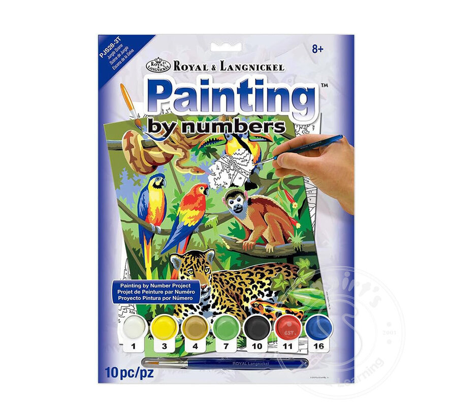 Royal & Langnickel Painting by Numbers Jungle Scene