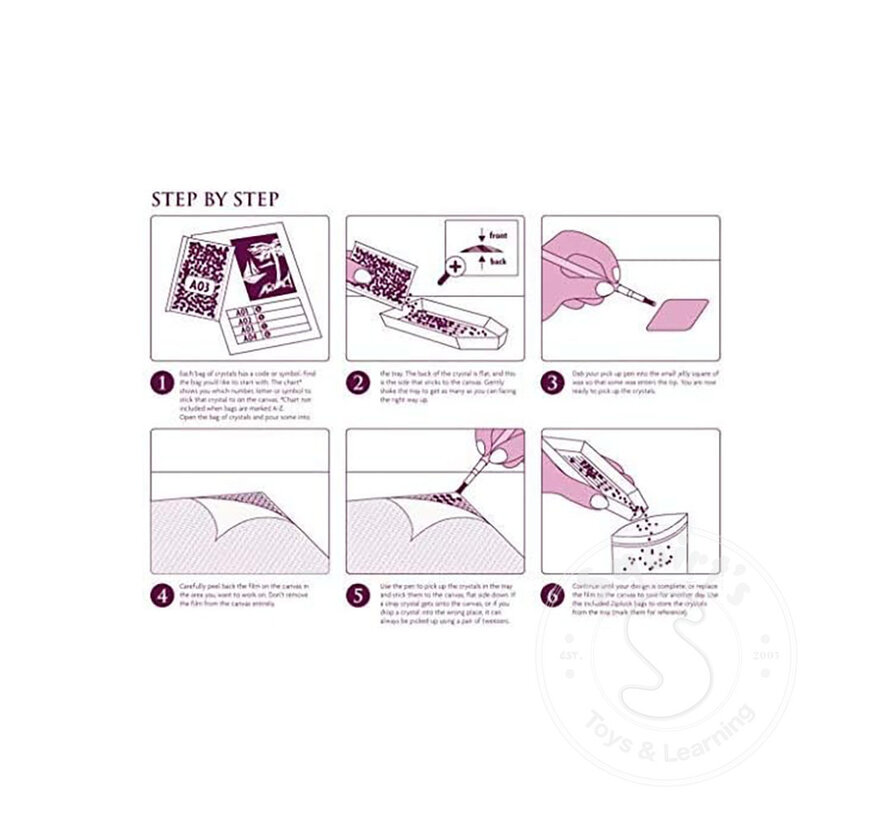 D.I.Y. Crystal Art Kit Medium: Hot Air Balloons