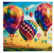 D.I.Y. Crystal Art Kit Medium: Hot Air Balloons