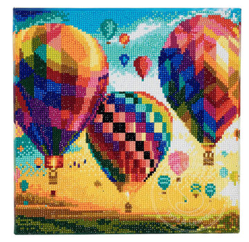 D.I.Y. Crystal Art Kit Medium: Hot Air Balloons