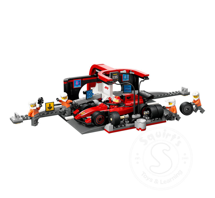 LEGO® City F1® Pit Stop & Pit Crew with Ferrari Car
