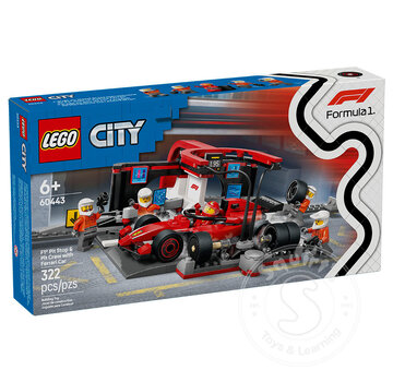 LEGO® LEGO® City F1® Pit Stop & Pit Crew with Ferrari Car