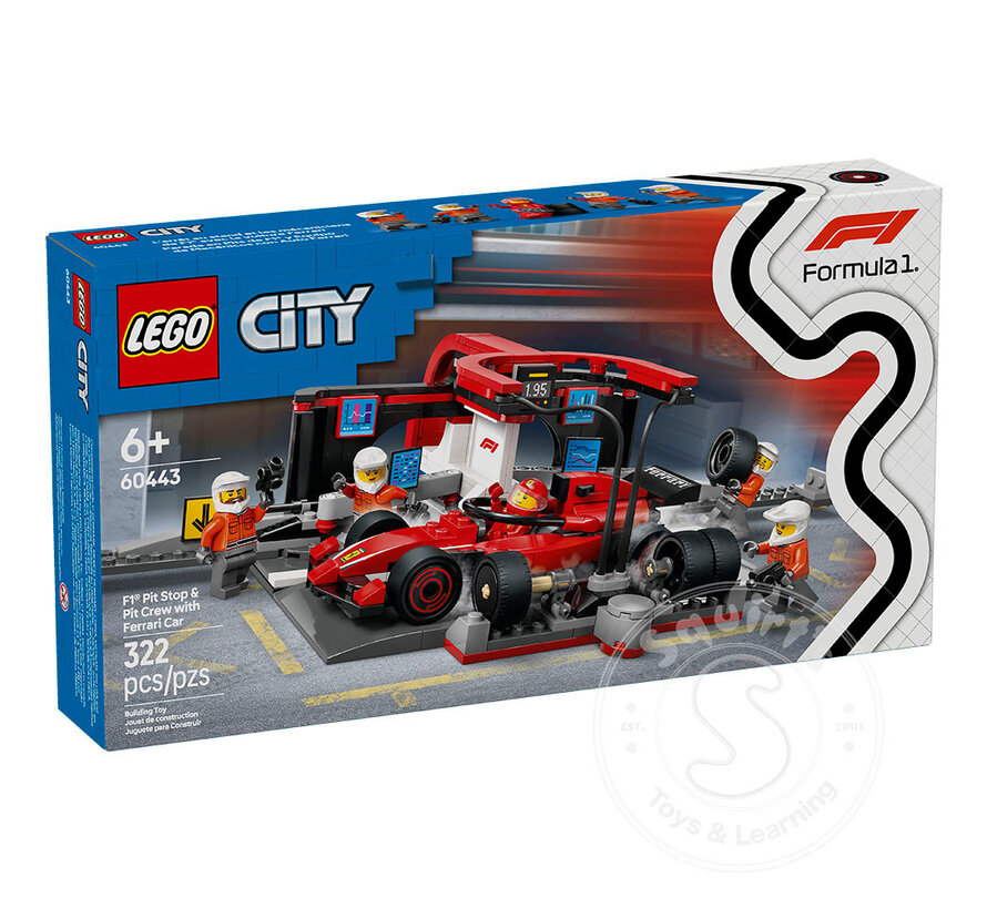 LEGO® City F1® Pit Stop & Pit Crew with Ferrari Car