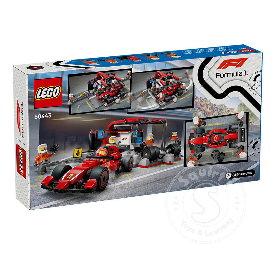 LEGO® City F1® Pit Stop & Pit Crew with Ferrari Car
