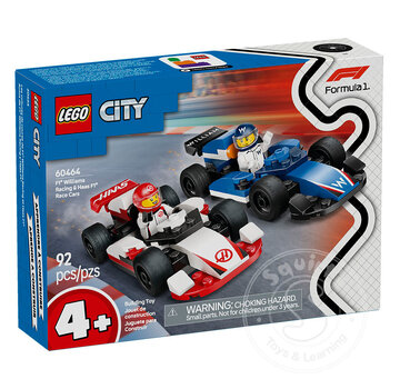 LEGO® LEGO® City F1® Williams Racing & Haas F1® Race Cars