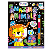 Make Believe Ideas Amazing Animals Make-Your-Own Stickers Activity Book