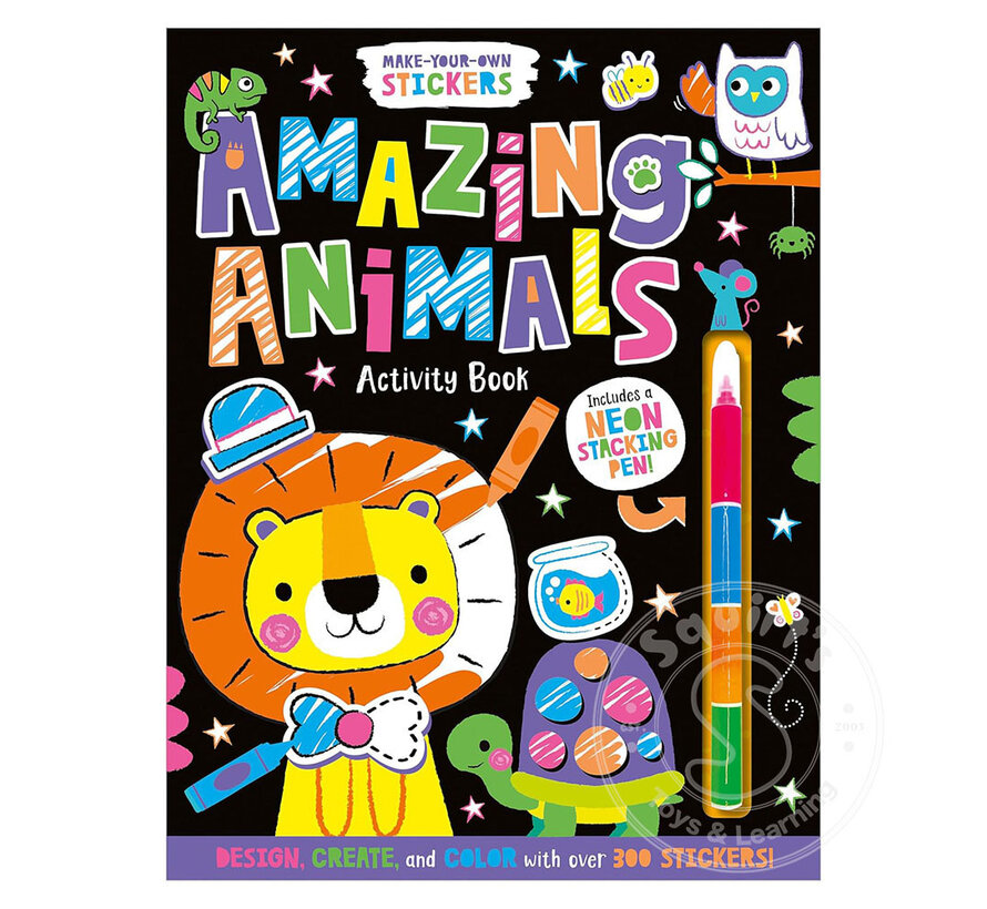 Amazing Animals Make-Your-Own Stickers Activity Book