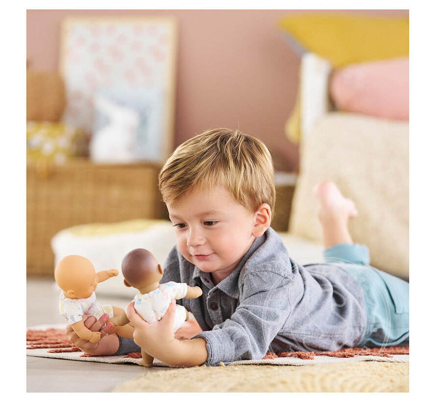Corolle Mini Calin Bunnies Brown Eyes