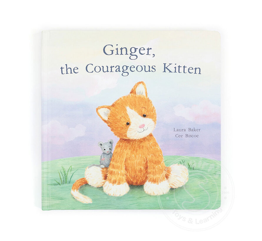Jellycat Ginger, the Courageous Kitten Book