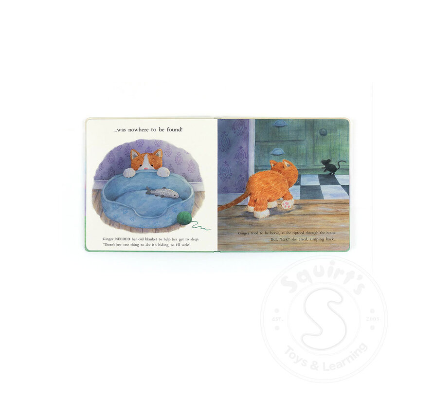 Jellycat Ginger, the Courageous Kitten Book
