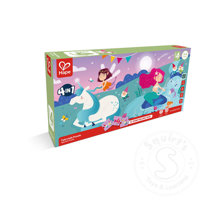 Hape Fairytale Puzzle (4 in1)