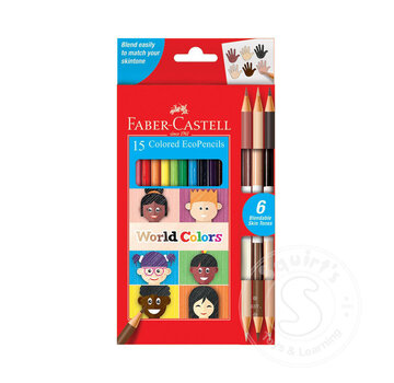 Faber-Castell Faber-Castell World Colours - 15ct EcoPencils